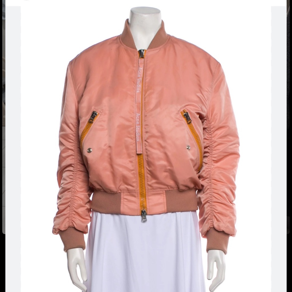 Acne Peach Bomber Jacket